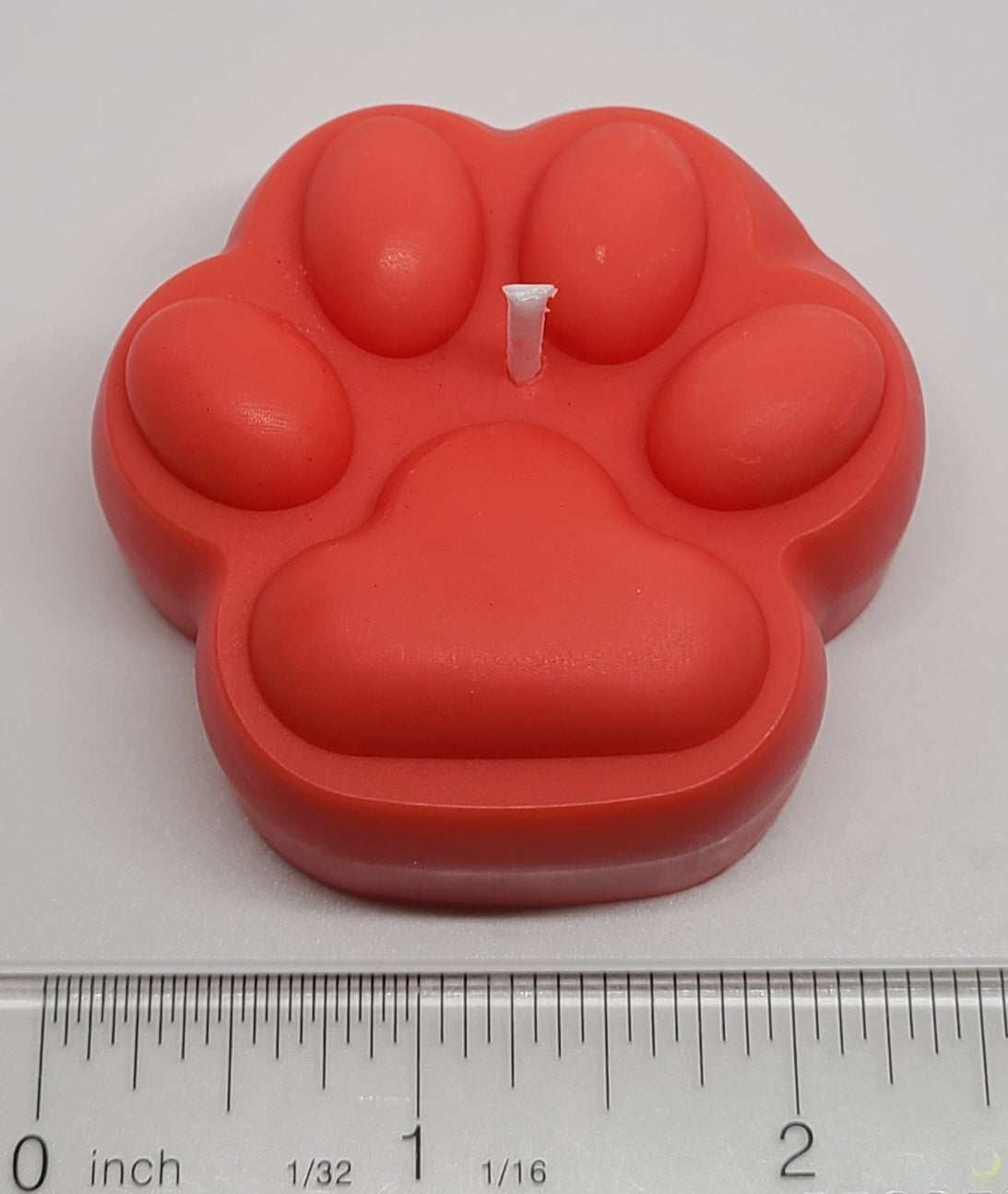 Red (Medium) - Paw Candle