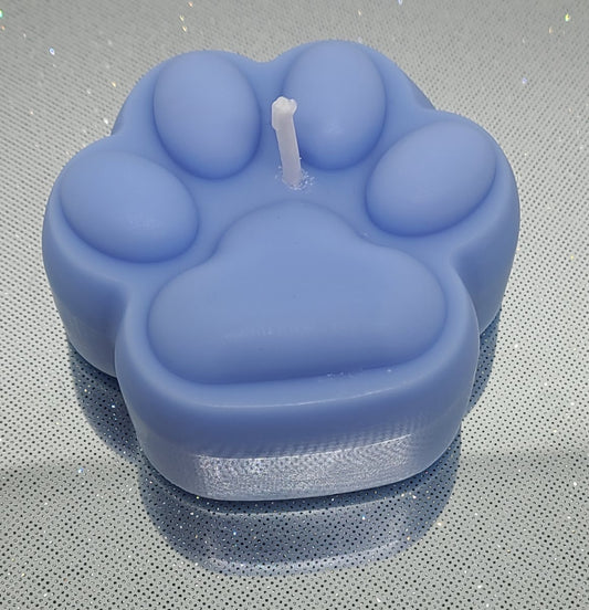 Paw Candle - Light Blue