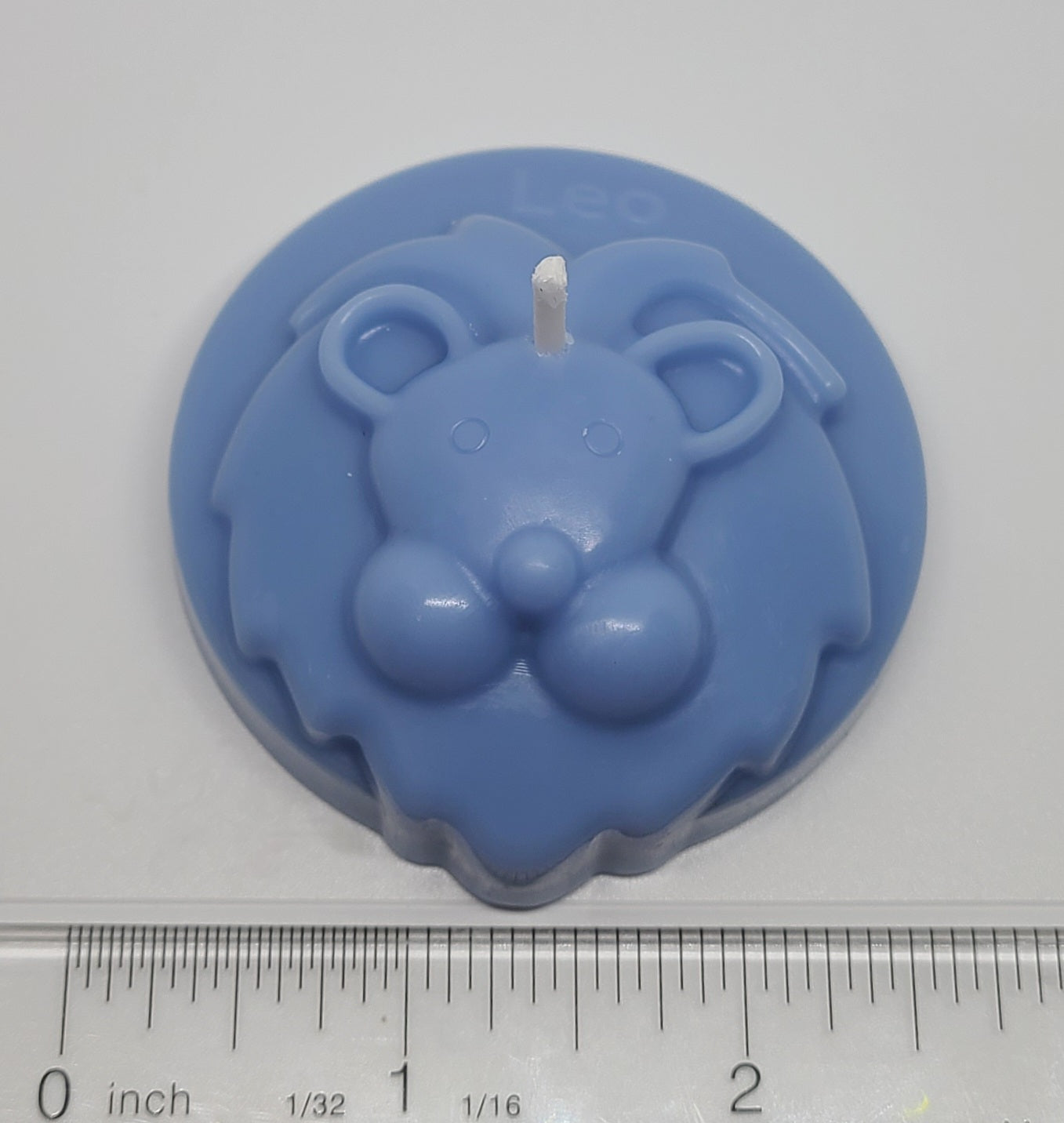 'Leo' Candle - Blue