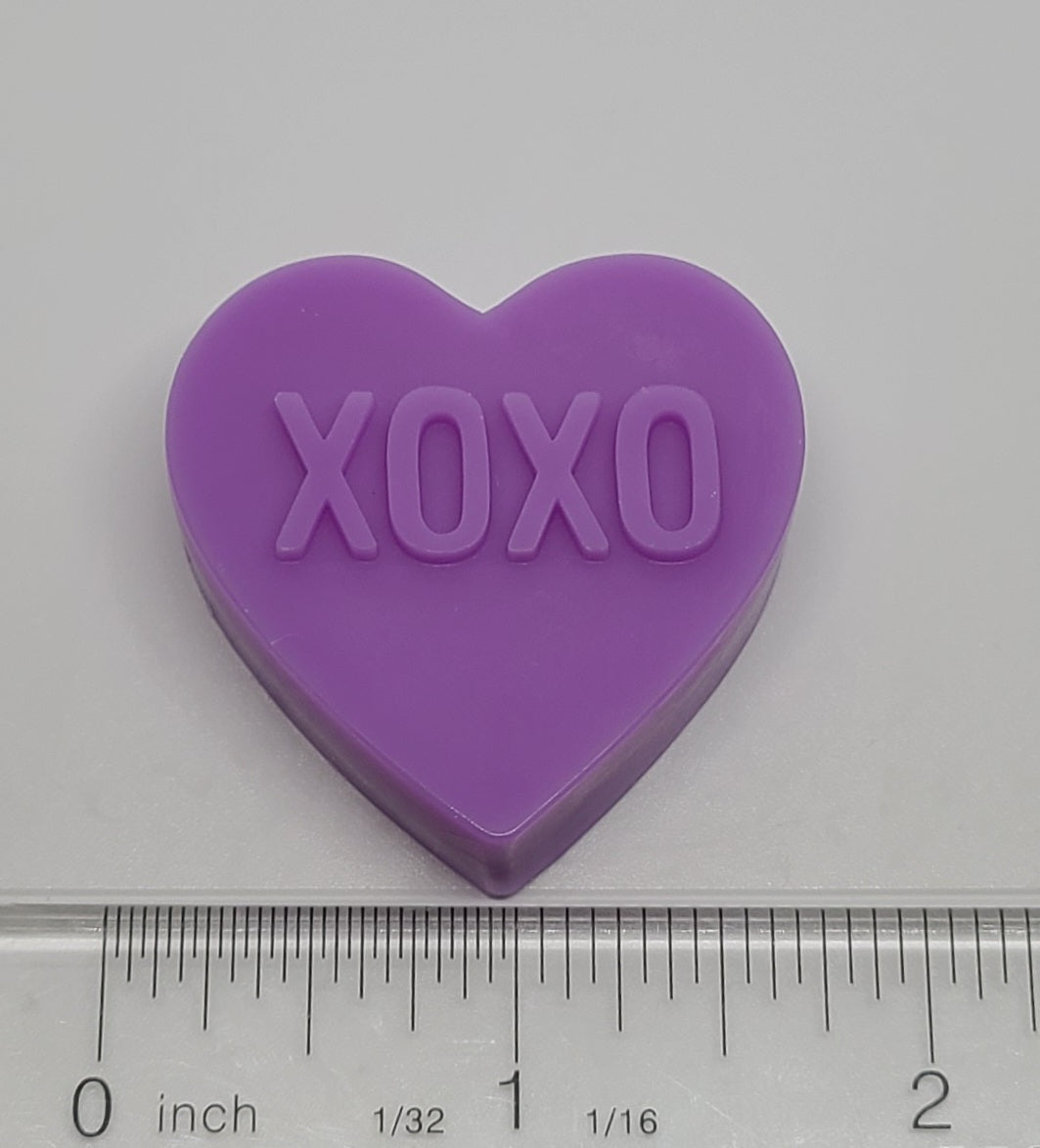 'XOXO' Heart Melt - Purple