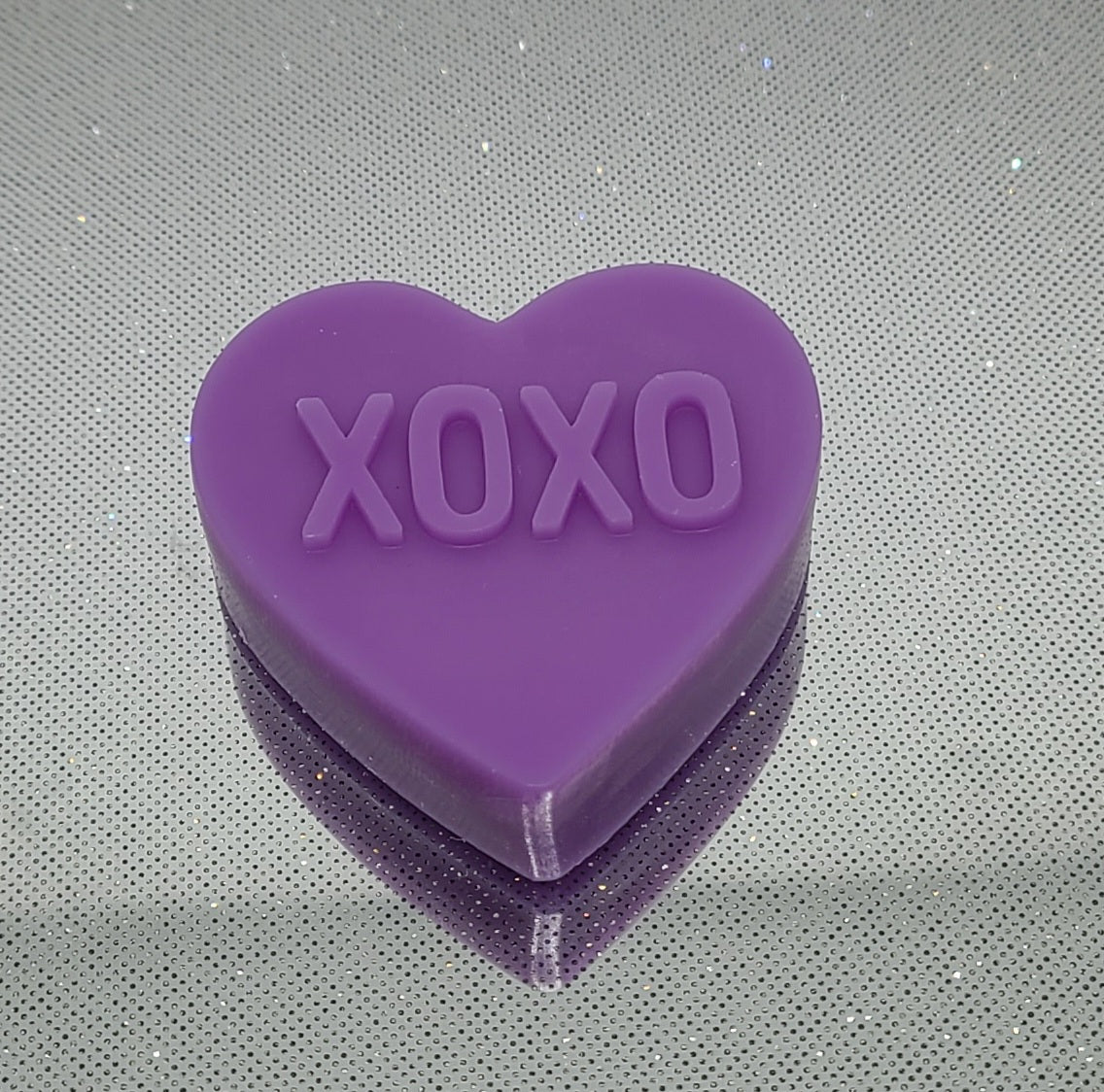 'XOXO' Heart Melt - Purple