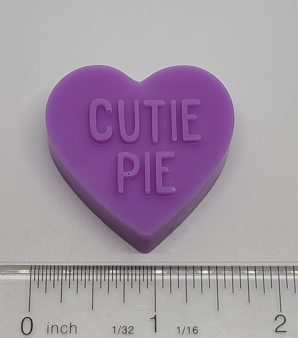 Violet - Medium Valentines Heart Option 2