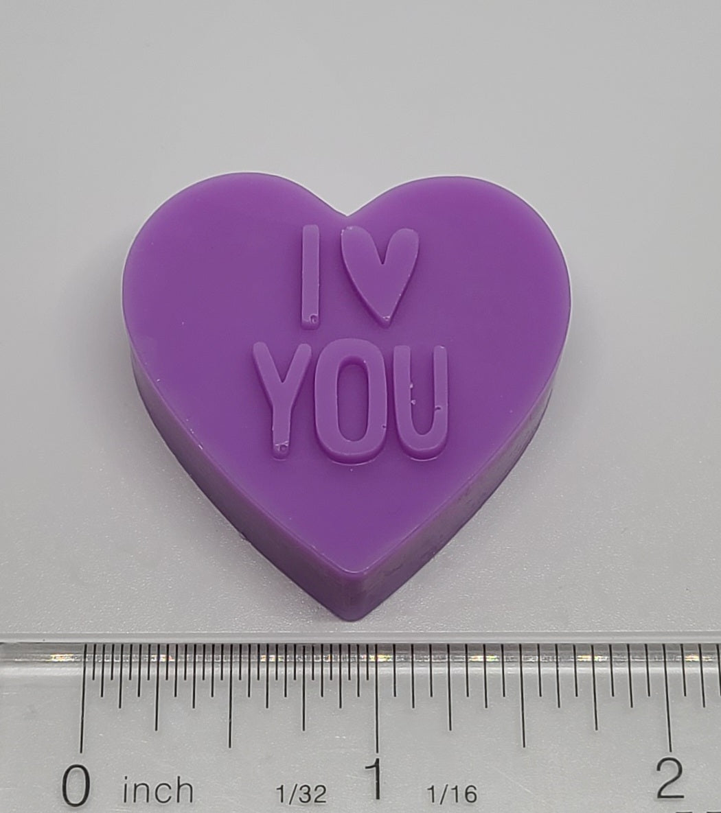 'I Heart You' Heart Melt - Purple