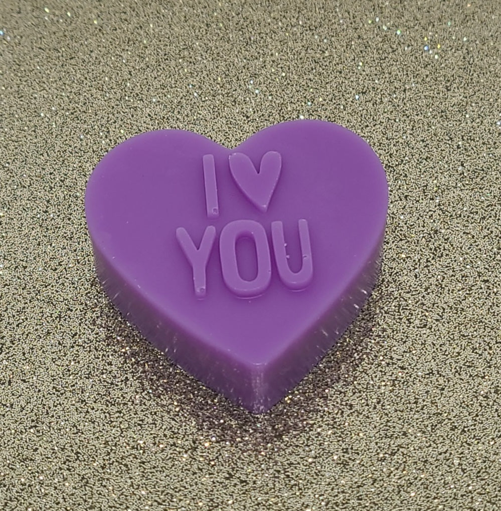 'I Heart You' Heart Melt - Purple