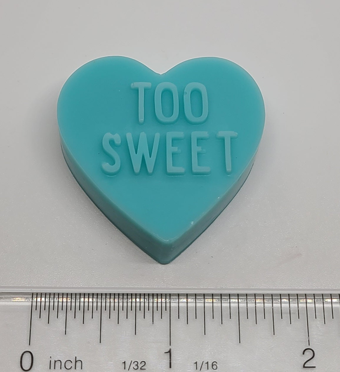 'Too Sweet' Heart Melt - Aquamarine