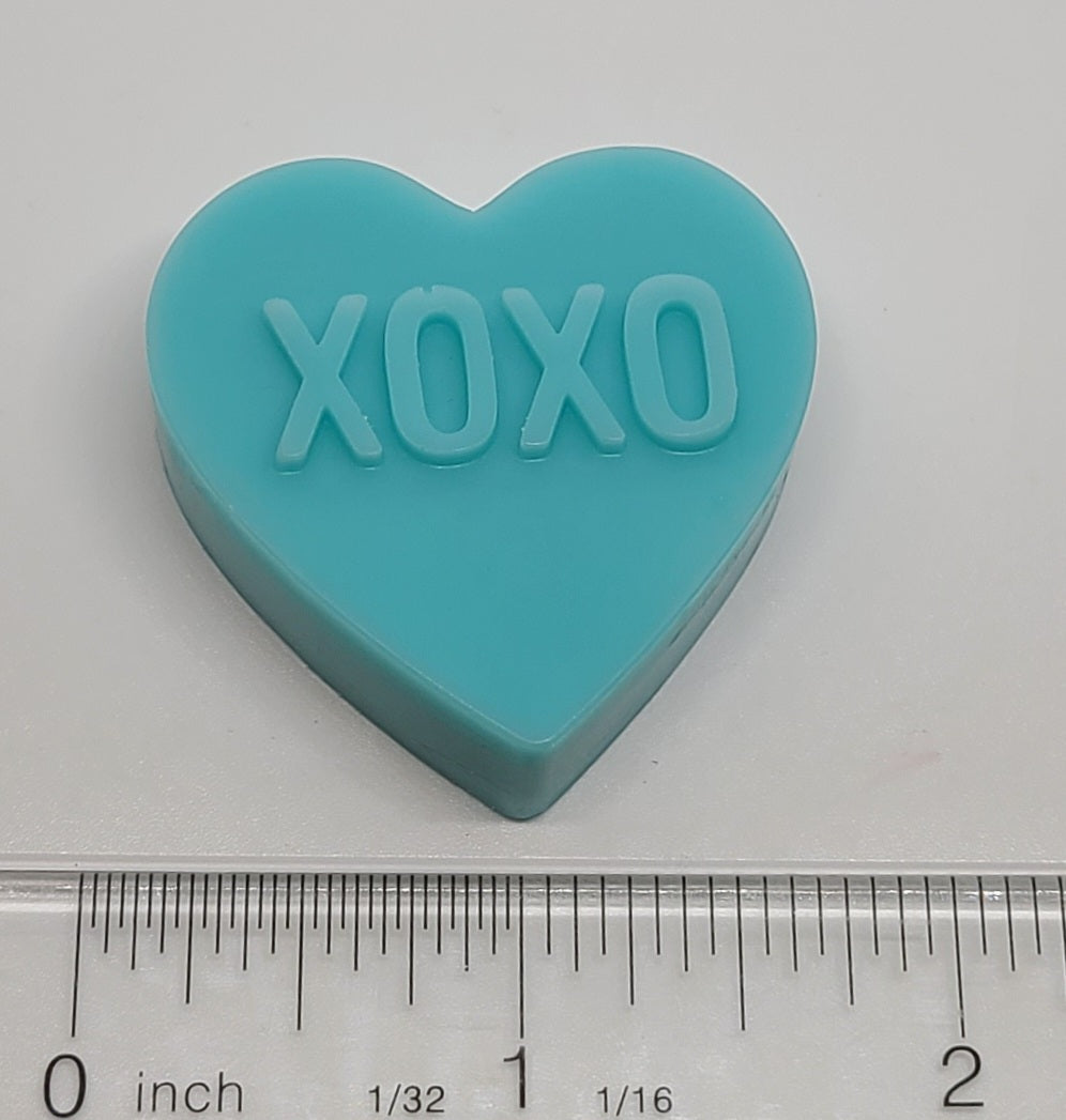 'XOXO' Heart Melt - Aquamarine