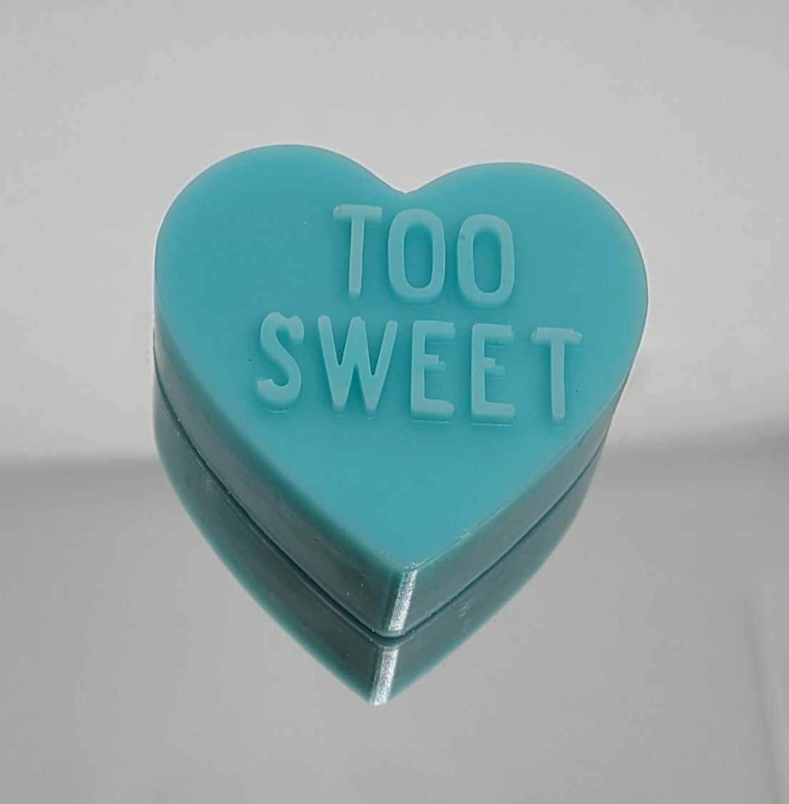 'Too Sweet' Heart Melt - Aquamarine