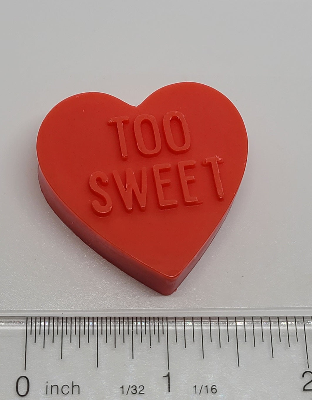 'Too Sweet' Heart Melt - Red