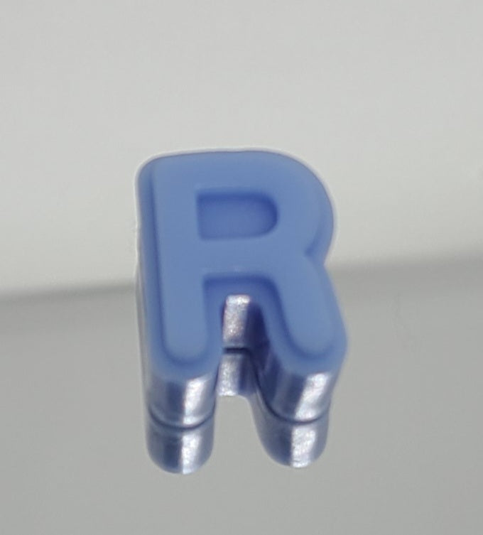 Letter 'R' Small Melt - Light Blue