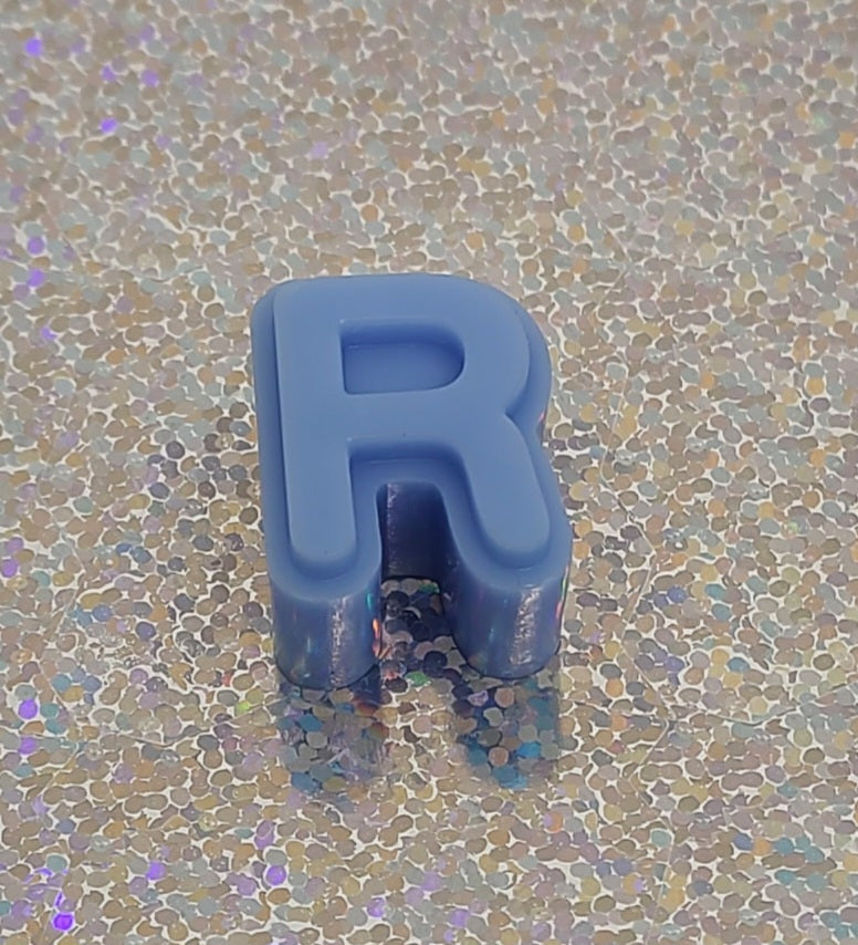 Letter 'R' Small Melt - Light Blue